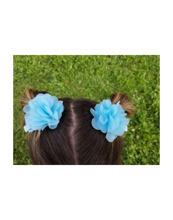 Kız Çocuk Mavi 2li Klips Lily Toka