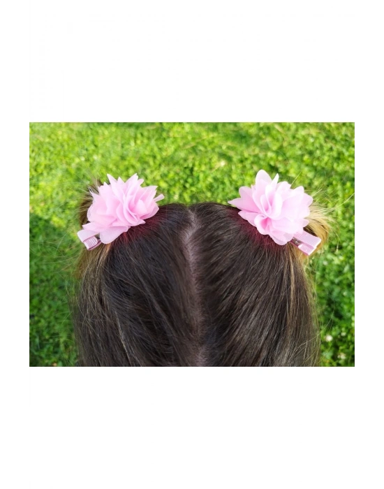 Kız Çocuk Pembe 2li Klips Lily Toka