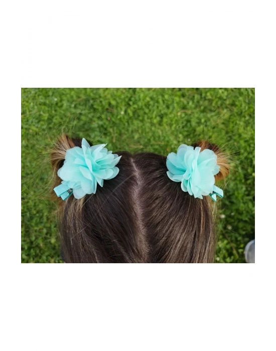 Kız Çocuk Mint Yeşili 2li Klips Lily Toka