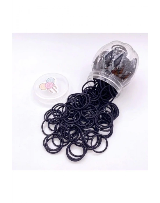 Lily Sevimli Kavanoz 50 Adet Soft Renkler Mini Kumaş Lastik Toka