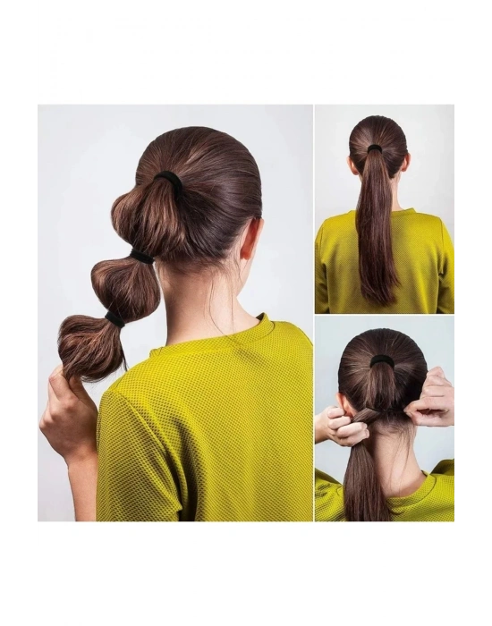 20 Adet Siyah Renk Yetişkin Ince Kumaş Lastik Toka Çap 5 Cm Kalınlık 3 Mm