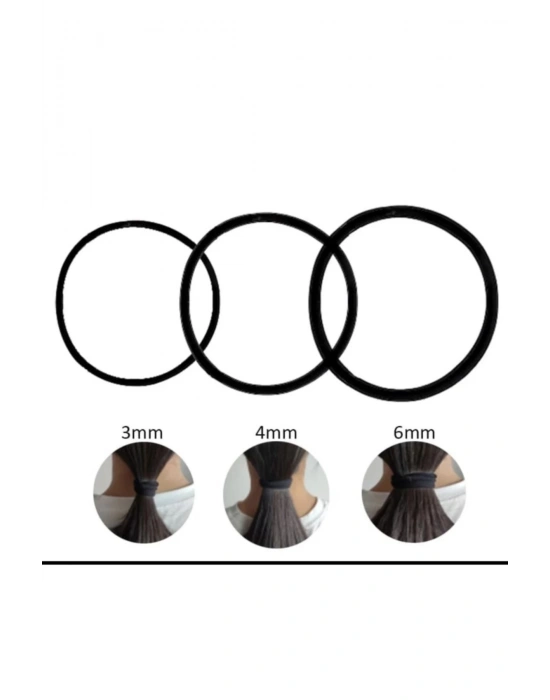 12 Adet Yetişkin Siyah Renk Kalın Kumaş Lastik Toka Çap 5 Cm Kalınlık 6 Mm