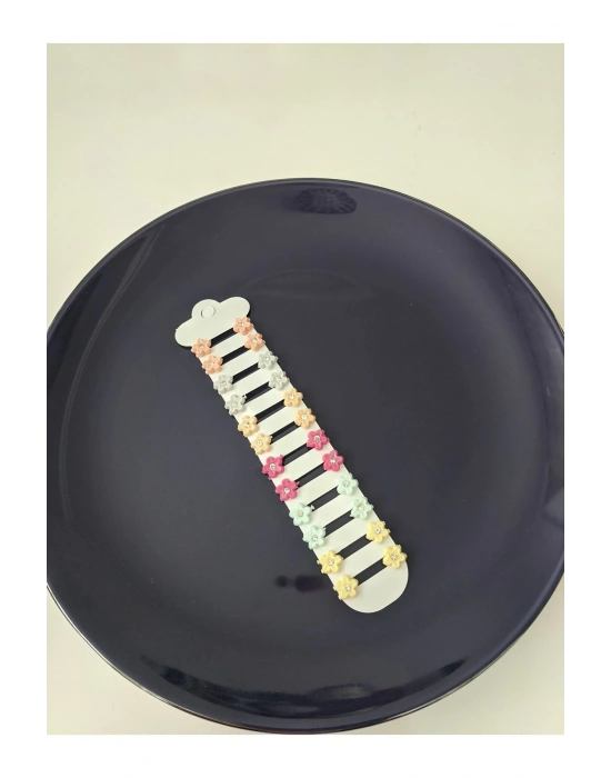 Soft Renklerde 24 Lu Saç Süsü Saç Örgü Boncuğu Lily Örgü Tokası