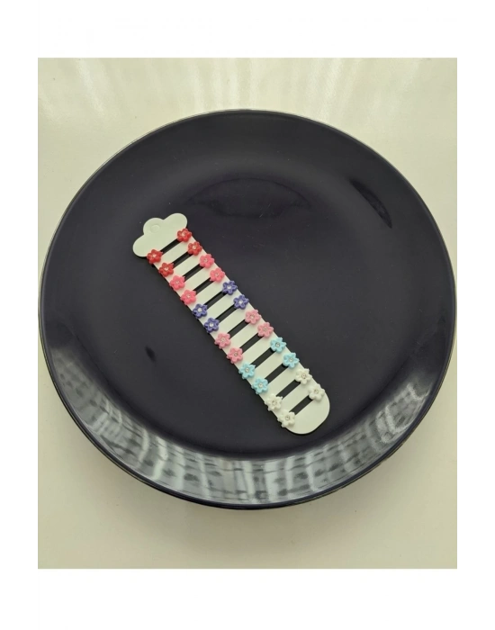 24 Adet Renkli Saç Süsü Saç Örgü Boncuk Lily Örgü Tokası