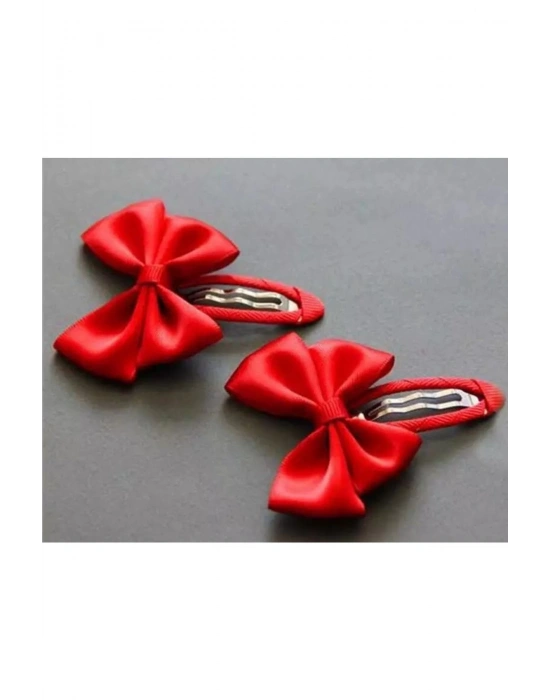 Lily Kız Çocuk -bebek Ikili Kırmızı Çıtçıt Toka