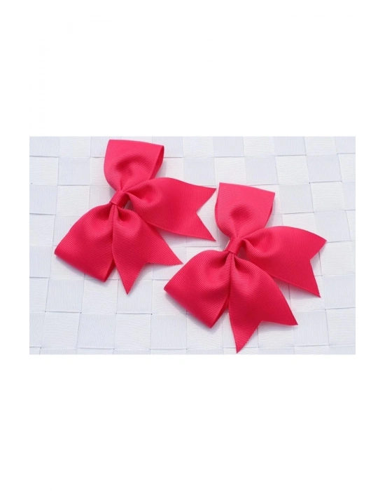 Lily Kız Çocuk -bebek Ikili Kırmızı Fiyonk Pens Toka