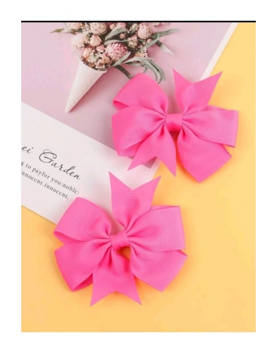 Lily Kız Çocuk -bebek Ikili Fuşya Renk Pırpır Toka