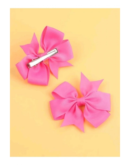 Lily Kız Çocuk -bebek Ikili Fuşya Renk Pırpır Toka