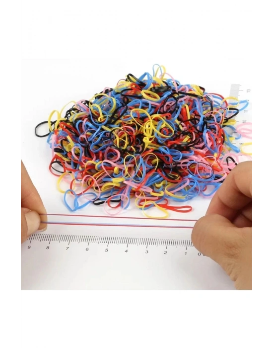1000 Adet Karışık Renk Perma Lastiği