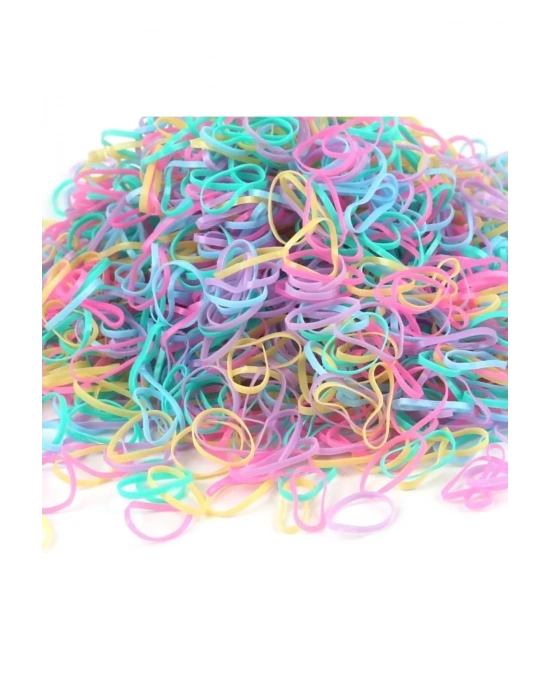 1000 Adet Pastel Perma Lastiği