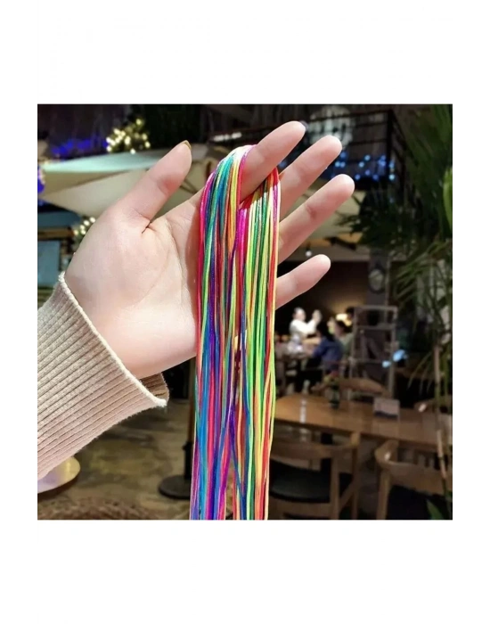 Lily Kalın Ipli Saç Süsleme Ipi Saç Ipi 8 Adet