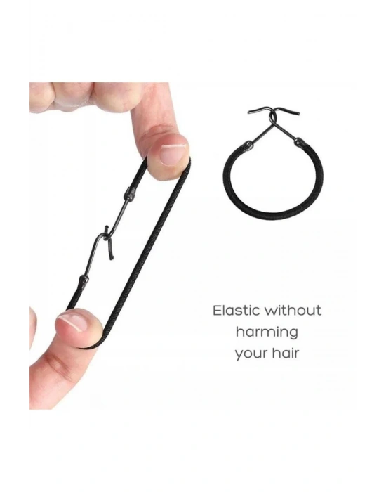 Vintage 12 Adet Siyah Çengel Toka