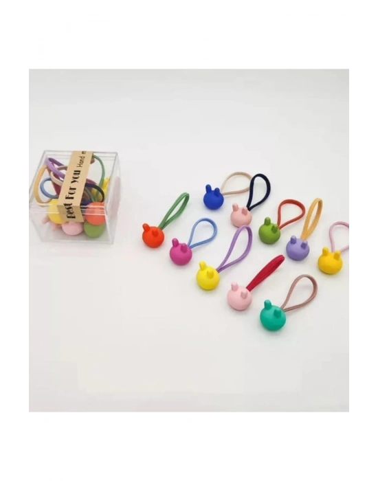 Lily 6 Adet Tavşan Model Candy Toka