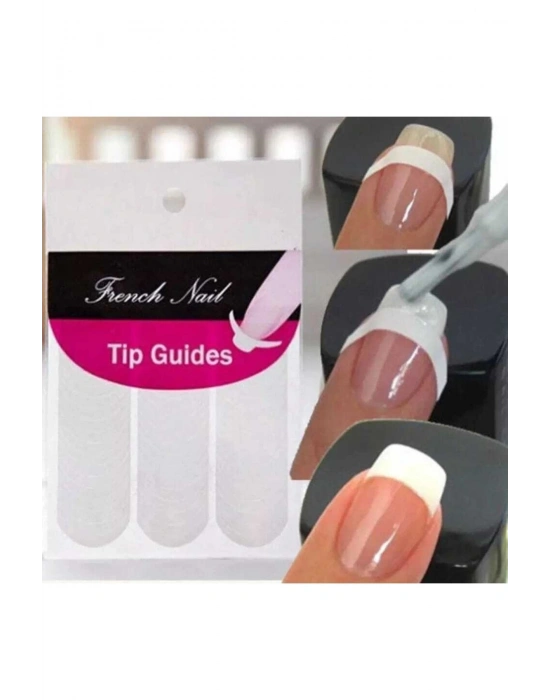 Tırnak French Sticker French Yapışkanlı Kağıdı