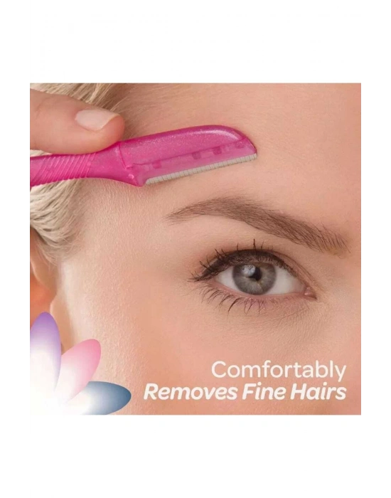 3&#39;lü Kaş Şekillendirici Kaş Ve Yüz Traş Bıçağı