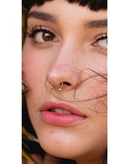 Vintage Cerrahi Çelik Piercing Dudak,kıkırdak,tragus,helix 2 Adet