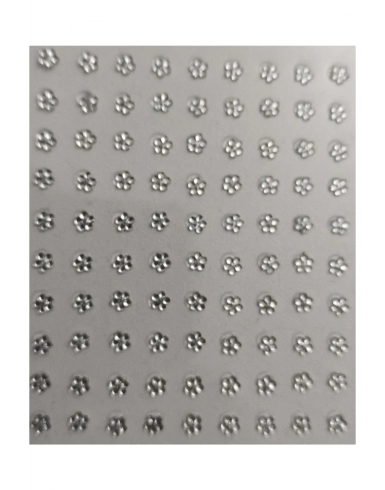 Vintage Yapışkanlı Çicek Model Hızma 100 Adet