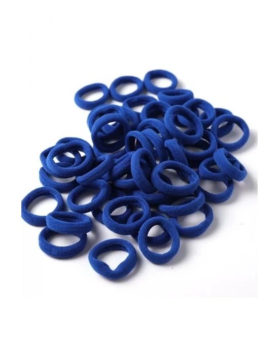 Lily 30 Adet Saks Mavisi Havlu Toka Çocuk Ve Yetişkin Tokası Çap 3 Cm