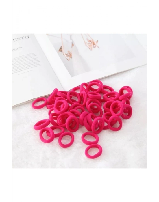 Lily 30 Adet Fuşya Havlu Toka Çocuk Ve Yetişkin Tokası Çap 3 Cm