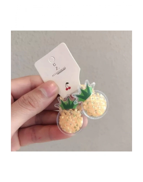 Lily Pullu Ananas Lastik Toka