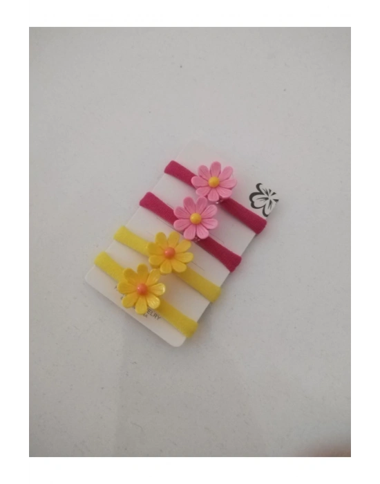 Lily Iki Çift Kız Bebek-çocuk Lastikli Toka