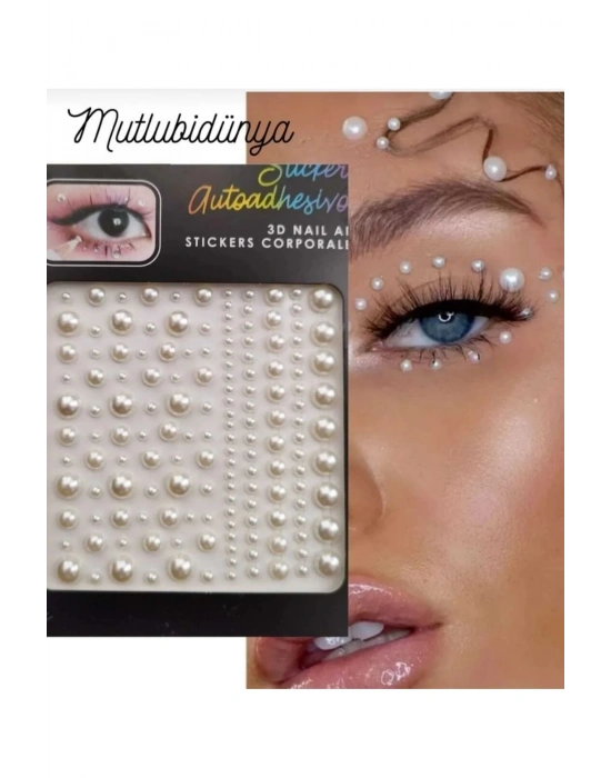 Vintage Karışık Model Yüz Ve Vücut Taşı Europia Makyaj Taşı Sticker Taş Festival Taşı