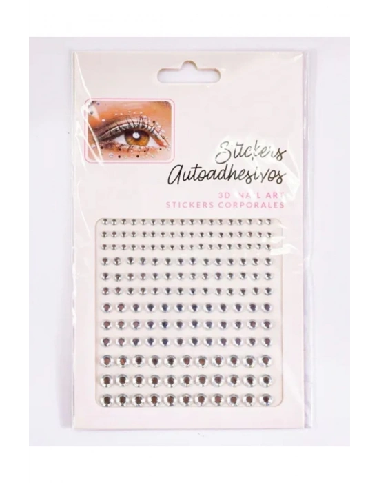 Vintage Yüz Taşı Vücut Taşı Sticker Taş Europia Makyaj Taşı Festival Taşı