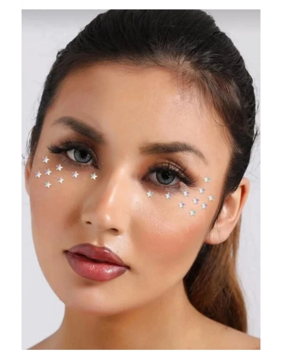 Vintage Yüz Ve Vücut Taşı Sticker Taş Europia Makyaj Taşı Festival Taşı