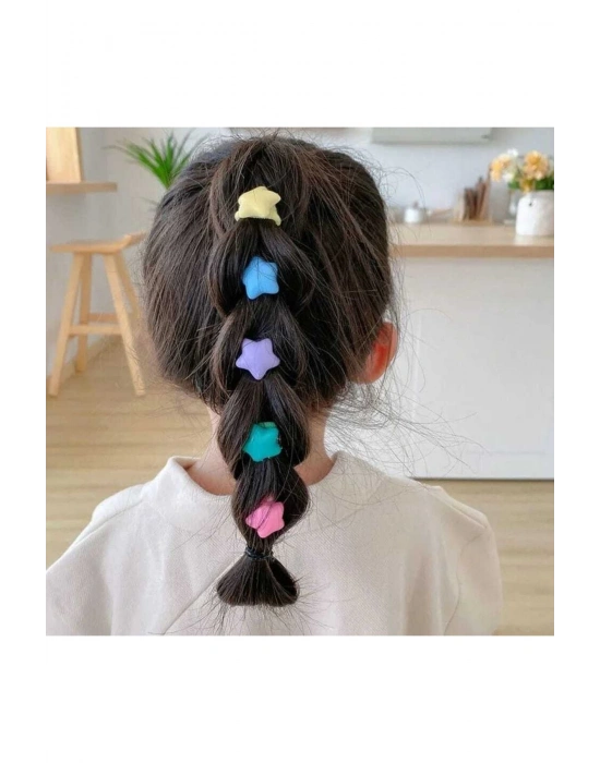 Lily Kız Bebek-çocuk 5 Li Mini Yıldız Lastik Toka