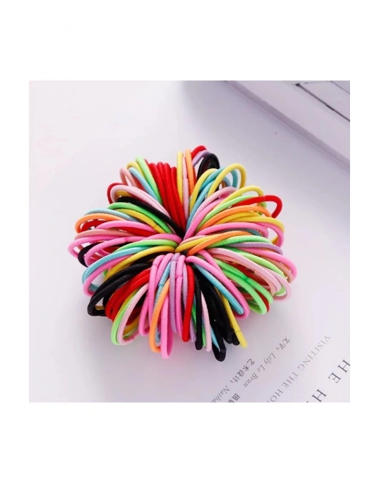 20 Adet Karışık Renk Yetişkin Kumaş Lastik Toka Çap 5 cm