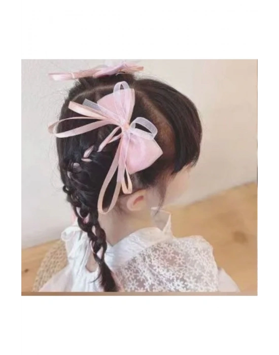 Lily Kız Çocuk Pembe Renk Lolita Toka 23 Nisan Tokası Okul Tokası Gösteri Tokası Tören Tokası