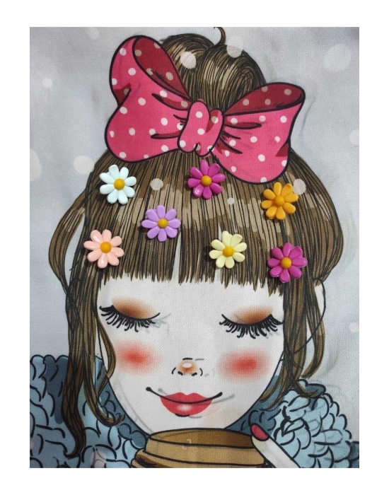 Lily 20 Adet Papatya Klips Toka