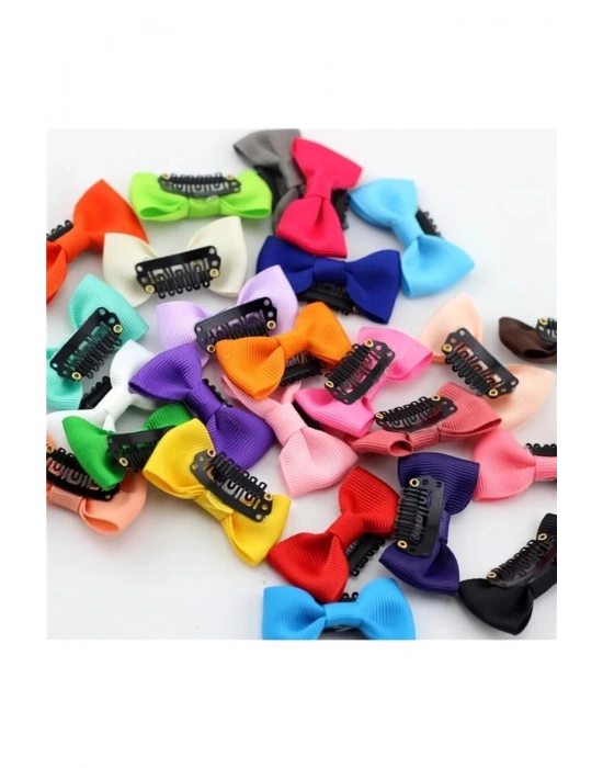 Lily Fiyonklu 6 Adet Çıtçıt Bebek Klipsi Saçsız Bebek Tokası Yenidoğan Tokası