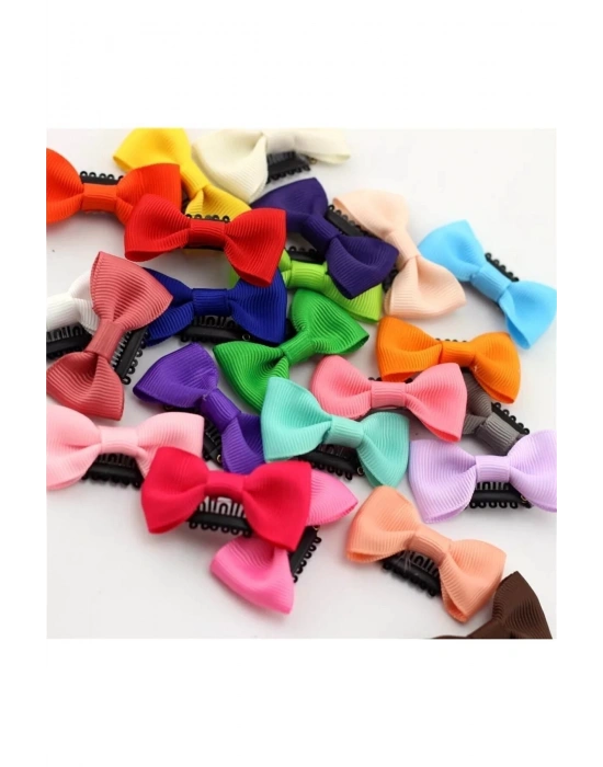 Lily Fiyonklu 6 Adet Çıtçıt Bebek Klipsi Saçsız Bebek Tokası Yenidoğan Tokası