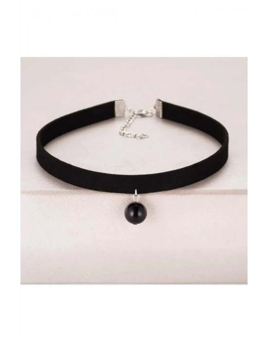 Vintage Kadife Choker Kolye