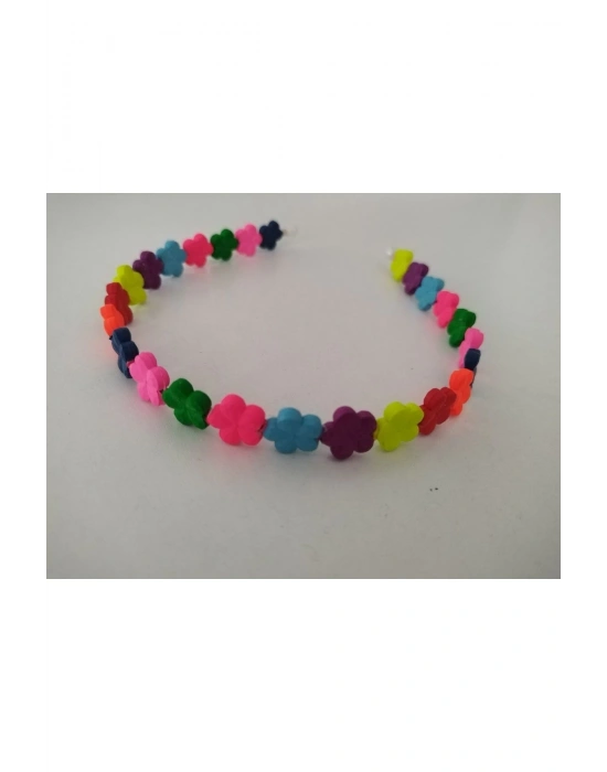 Lily Kız Çocuk Çiçekli Boncuk Taç