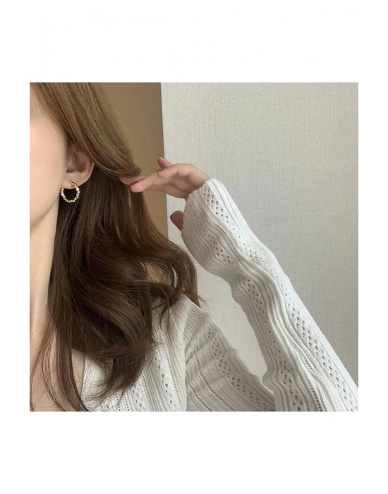 Vintage Gold Square Küpe