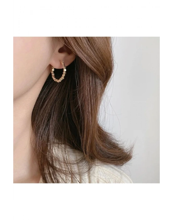 Vintage Gold Square Küpe