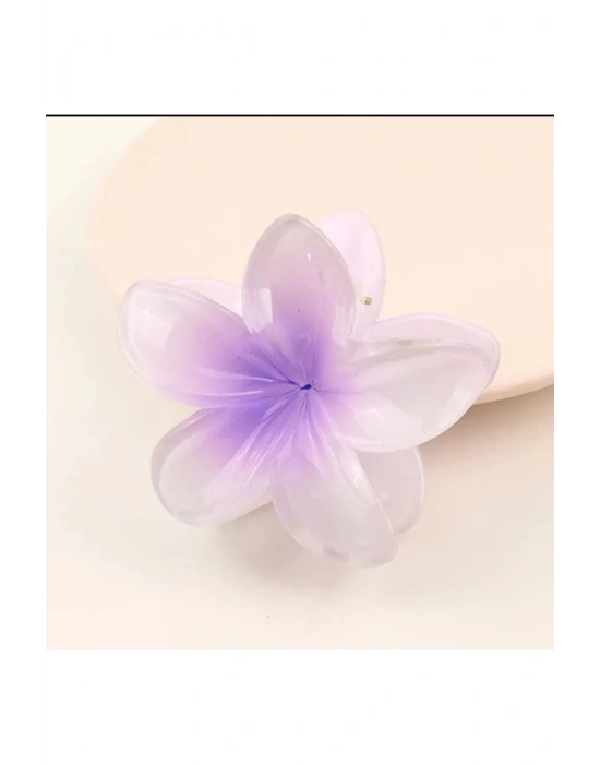 Büyük Boy Vintage Çiçek Mandal Toka Lotus Çiçeği Çiçek mandal toka