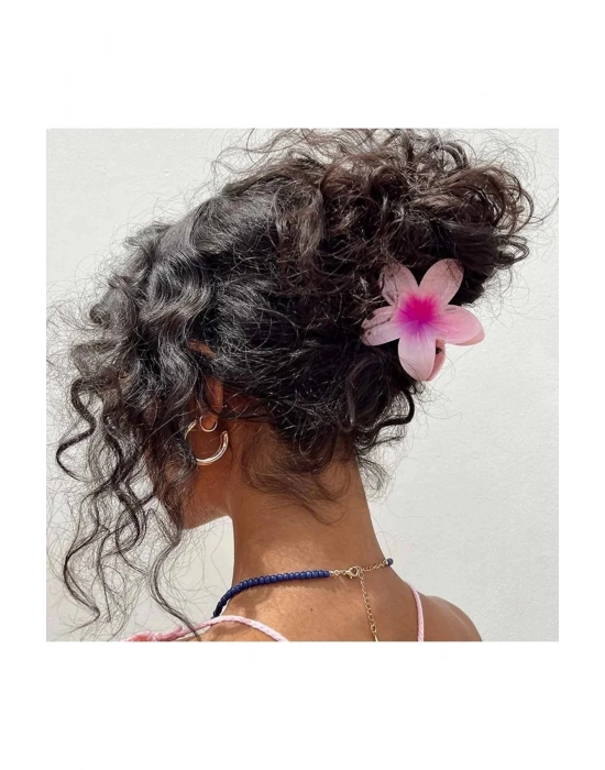 Vintage Çiçek Mandal Toka Lotus Çiçeği