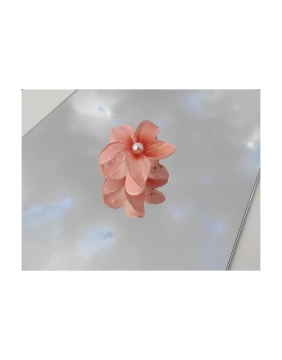 Vintage Çiçek Mandal Toka Lotus Çiçeği Tokası