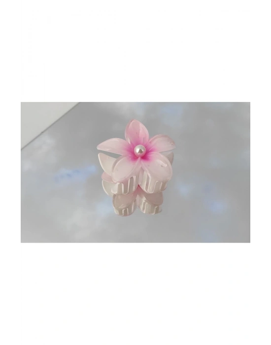 Vintage Çiçek Mandal Toka Lotus Çiçeği Tokası