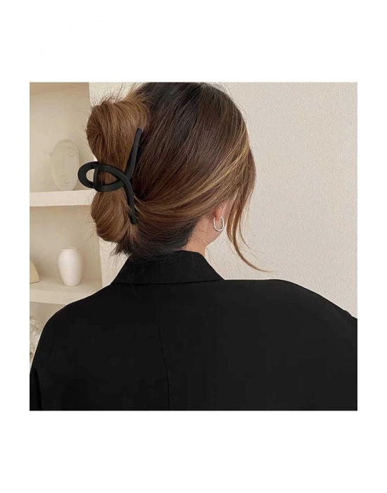 Vintage 3 lü Siyah Plastik Mandal Toka