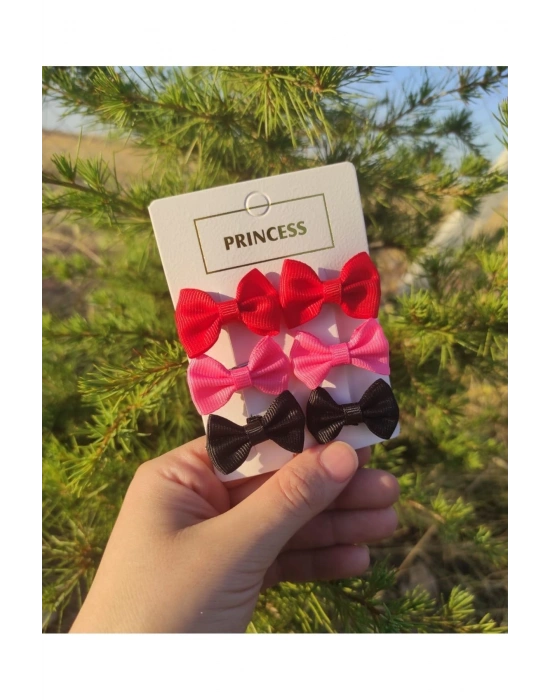 Lily Kız Bebek Çocuk 3 Çift Klipsli Mini Toka