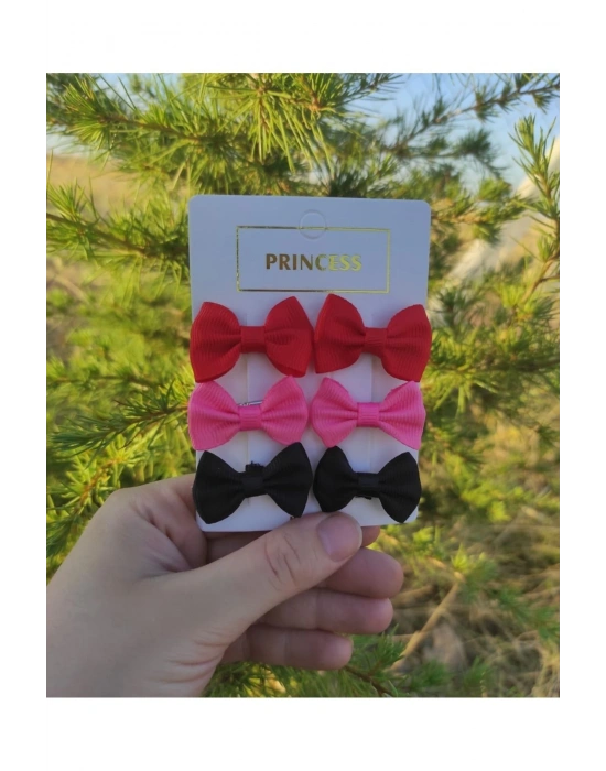 Lily Kız Bebek Çocuk 3 Çift Klipsli Mini Toka