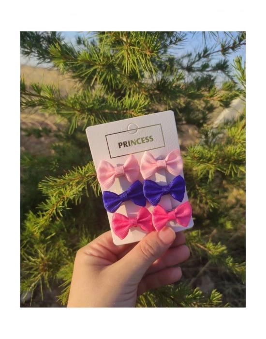 Lily Kız Bebek Çocuk 3 Çift Klipsli Mini Toka