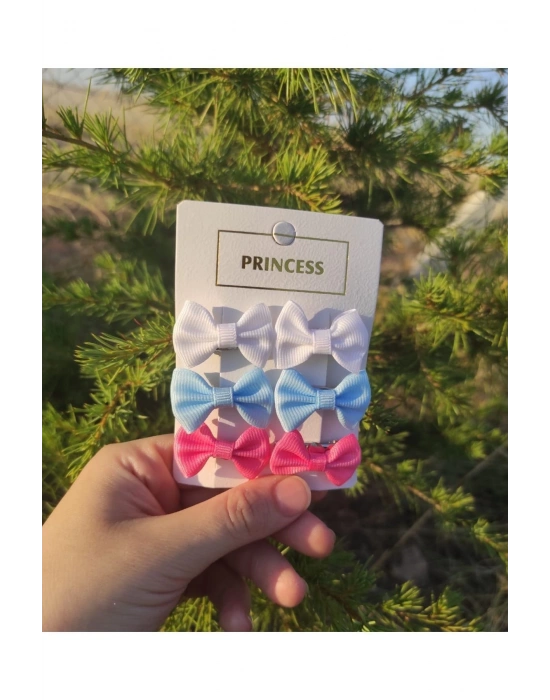 Lily Kız Bebek Çocuk 3 Çift Klipsli Mini Toka