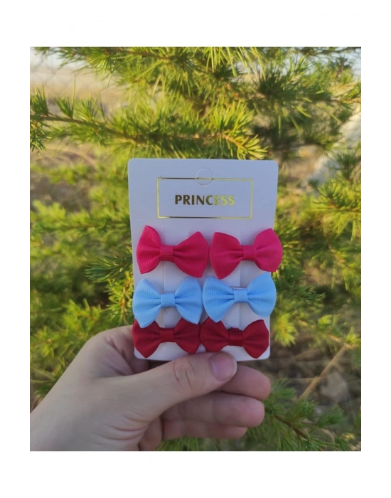 Lily Kız Bebek Çocuk 3 Çift Klipsli Mini Toka