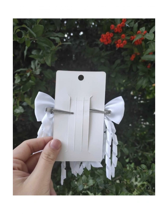 Lily Beyaz Renk Bukle Toka