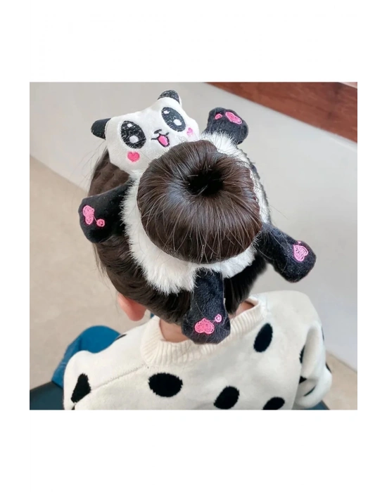 Lily 1 Adet Panda Model Peluş Simit Toka